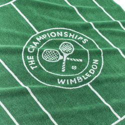 Теннисное полотенце Wimbledon Tennis Court Cotton Bath - green