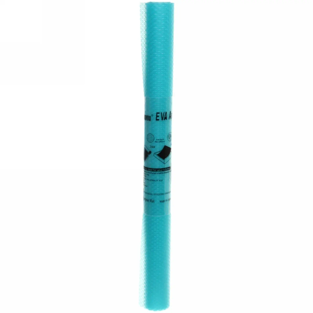 Коврик для кухонных ящиков в рулоне 45*90см «Бусинка» бирюзовый