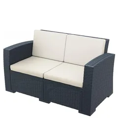 Уличный диван с подушками Monaco Lounge, антрацит