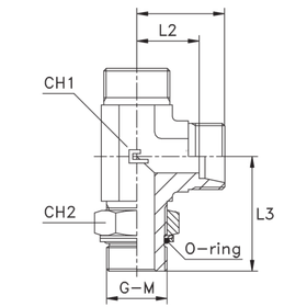 Штуцер FRLG DL10 BSP 1/4 (корпус)