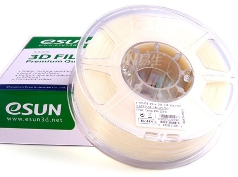 Пластик для 3D-печати ESUN 3D Filament PLA Natural бежевый