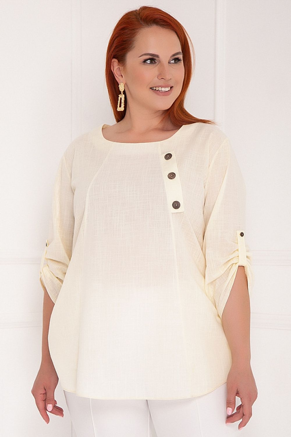 БЛУЗКА ВЕСТЕ (АЙВАРИ) Bellovera (Акция)