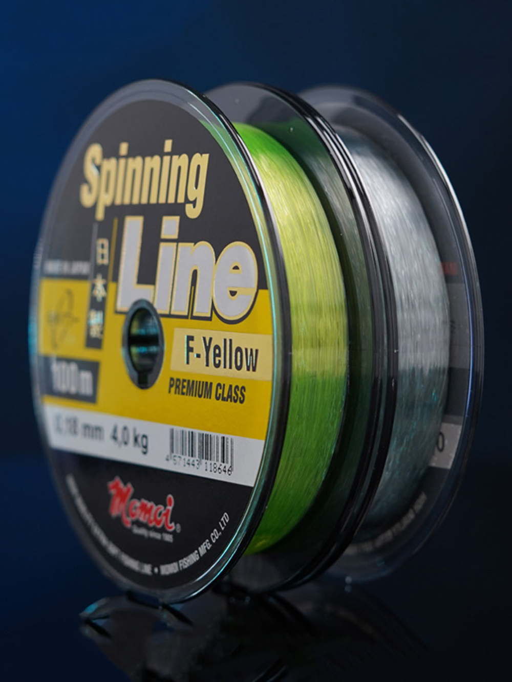Монофильная леска для рыбалки Momoi Spinning Line Silver 1,20 мм, 100,0 кг, 100 м, серебряная, моток