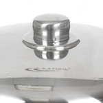 Кастрюля нерж, 11 л, с крыш, Катунь, Гретта, KT04-D-110, индукц