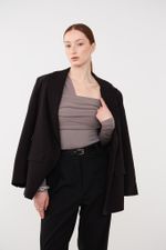 ТОП-БОДИ НА ОДНО ПЛЕЧО, СЕРЫЙ