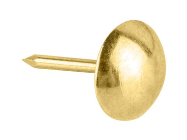 Гвозди декоративные Сфера 1.2х16 мм золото (100 шт в зип-локе) STARFIX