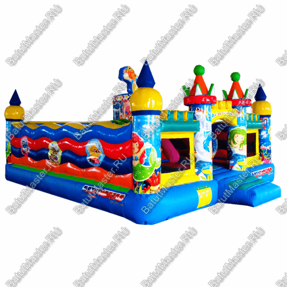 Коммерческий надувной батут "Приключения на море" 6*5*2,8 м