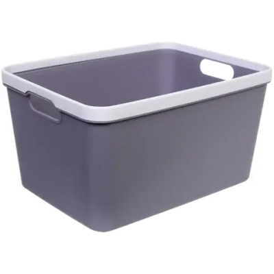 Контейнер для хранения «БРЭТОС», цвет пыльно - серый, 34*25.5*18.5см✦