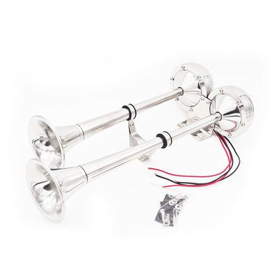 Горн электро-механический, двойной, нерж. сталь (10269199)