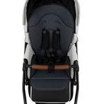 Детская коляска Roan Bass Next Кожа 2.0 3 в 1 с автокреслом Tutis Elo Lux EduSky Black BNL/70/2 Island Stone /Black/ руч.Коричневый