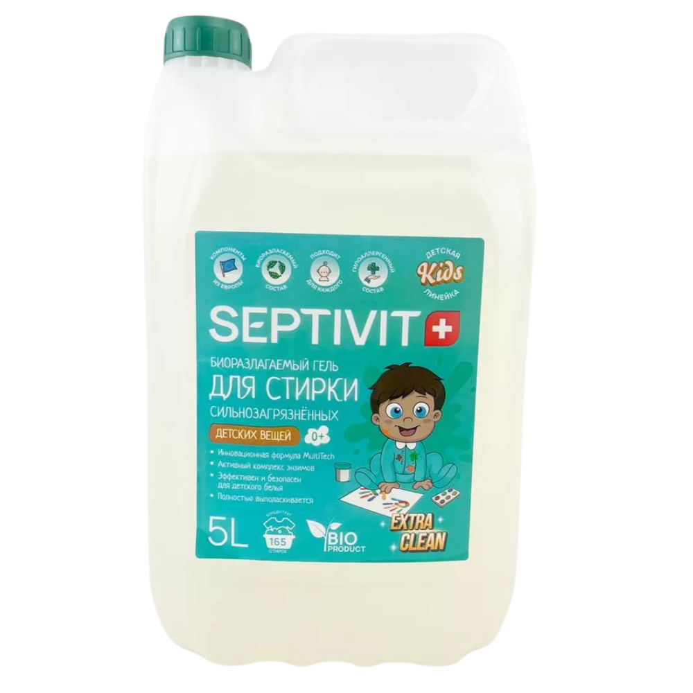 Гель для стирки Septivit детского белья 5 л