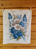 Набор кухонных полотенец, 3 шт , 45х60 см , рогожка