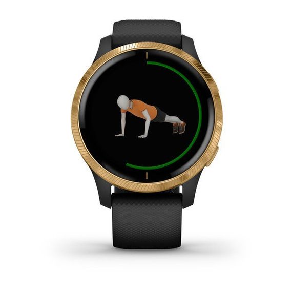 Garmin VENU черные с золотистым безелем