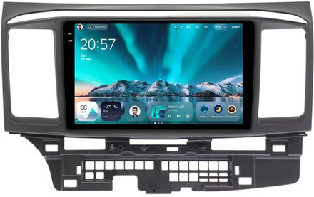 Магнитола для Mitsubishi Lancer X 2007-2016 - Teyes CC4 монитор 9.2" 2K QLED на Android 14, Snapdragon 680, DSP, CarPlay, 4G SIM-слот