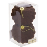 Набор ёлочных украшений VELOUR «Волшебная юла» 8 см (набор 2 шт), Шоколад