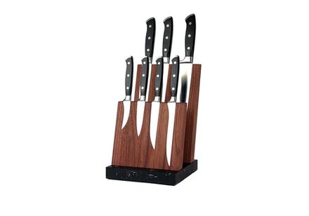 Подставка для ножей магнитная Woodinhome KS018SWN-ST