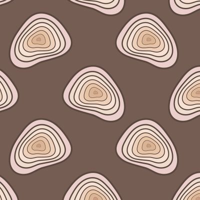 Seamless abstract geometric pattern in brown and flesh colors.