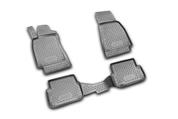 Коврики Standard, в салон AUDI A-6 III (С6), 2006-2011, 4 шт. (полиуретан, серые) Element.NLC.04.08.211