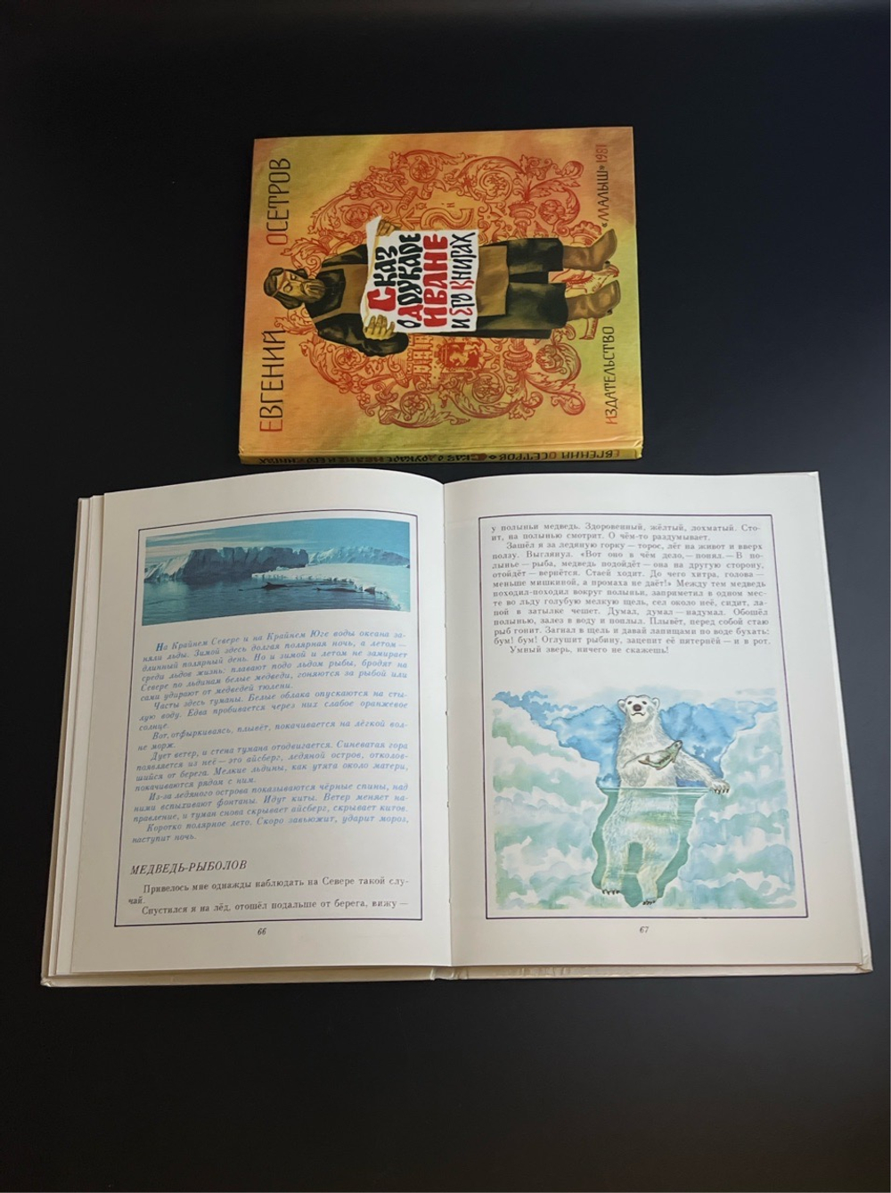 Комплект из 2 книг В Мире дельфина и осьминога - С. Сахарнов 1987 год и Сказ о друкаре Иване и его книгах 1981 год Изд. Малыш