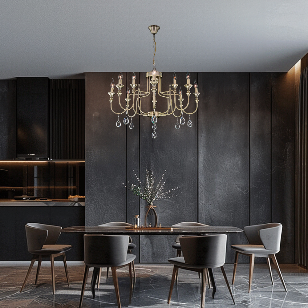 Citilux Рига CL437223 Люстра подвесная Бронза