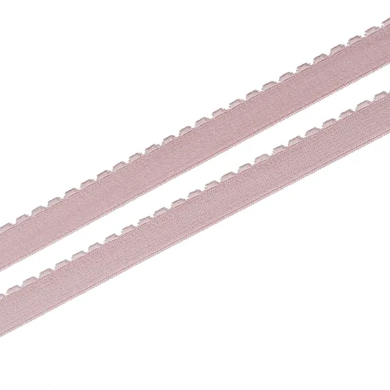 Резинка отделочная пыльно-розовая 12 мм (цв. 019), 641/12