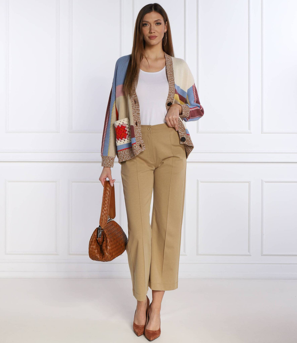 Брюки Weekend MaxMara - светло-коричневый(157810216)