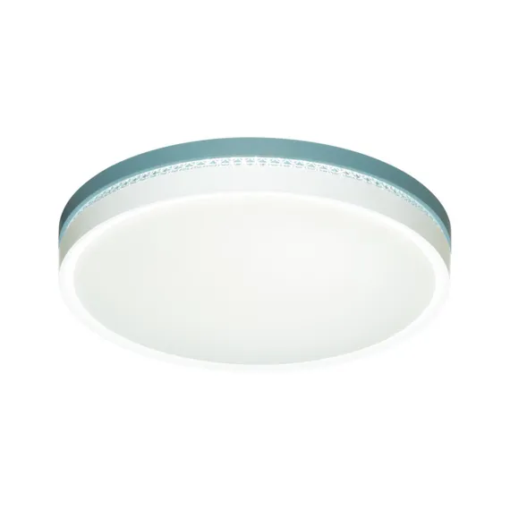 7669/EL COLOR SN 98 Светильник пластик/голубой LED 70Вт 3000-6000К D500 IP43 пульт ДУ NOHAVA BLUE