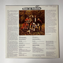 Винтажная виниловая пластинка LP Blamu Jatz Orchestrion Live (ГДР 1984)