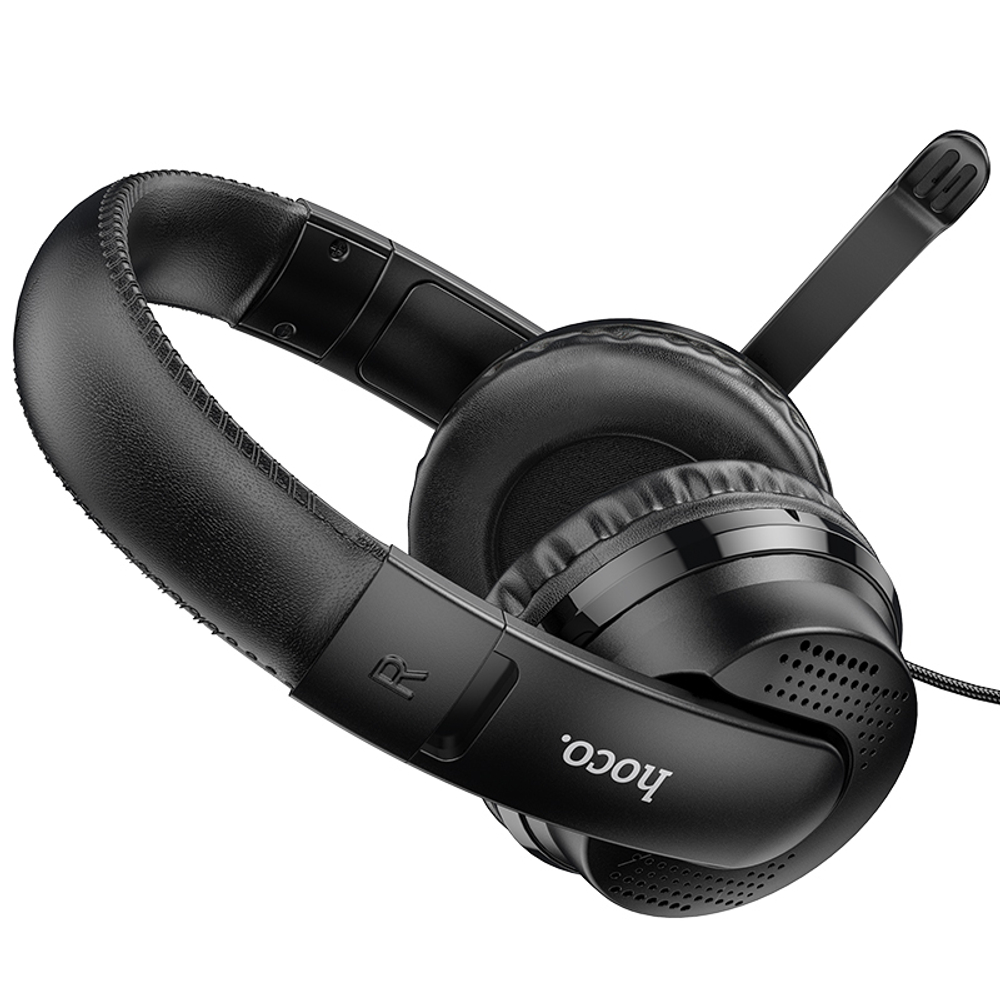 Игровые наушники с микрофоном Hoco W103 Magic tour gaming headphone Black Черные