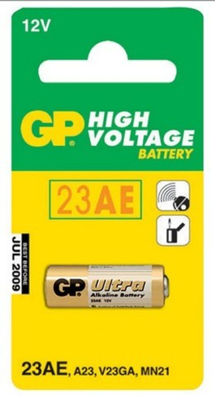 Батарея GP Ultra Alkaline 23AF MN21 (1шт)