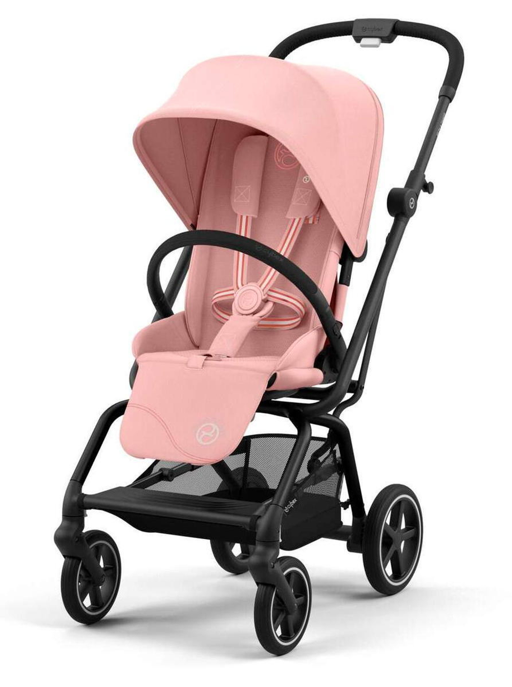 Прогулочная коляска Cybex Eezy S Twist Plus 2 BLK Candy Pink