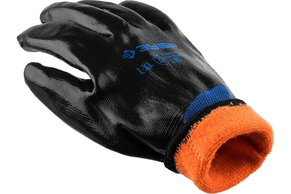 Утепленные перчатки ЗУБР Арктика, двухслойные, размер L-XL, 11469-XL