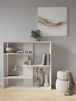 Стеллаж деревянный для игрушек и книг