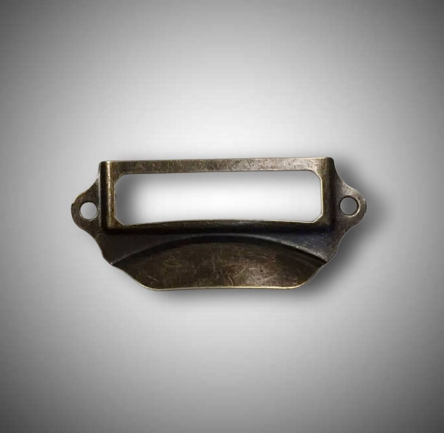 ручкка бирка цвет бронза 7*3см