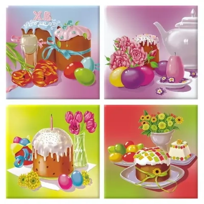 Подставка под горячее 14*14см «Пасха МТ18-14