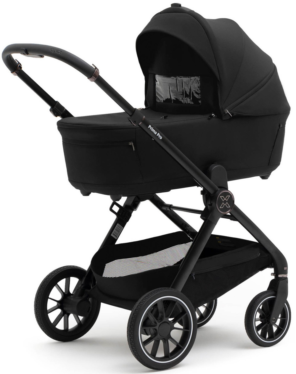 Коляска Agex Prima Pro 3 в 1 с автокреслом i-Safe S Black APP626 Black (Черный)