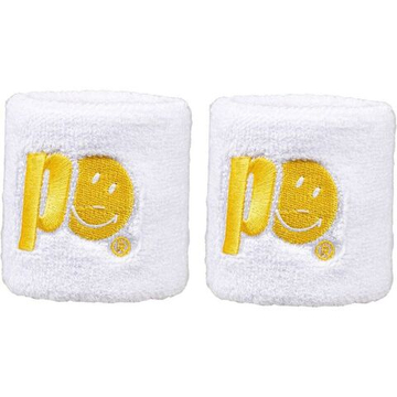Напульсник теннисный Prince X Smiley Wristband Short 2P - white