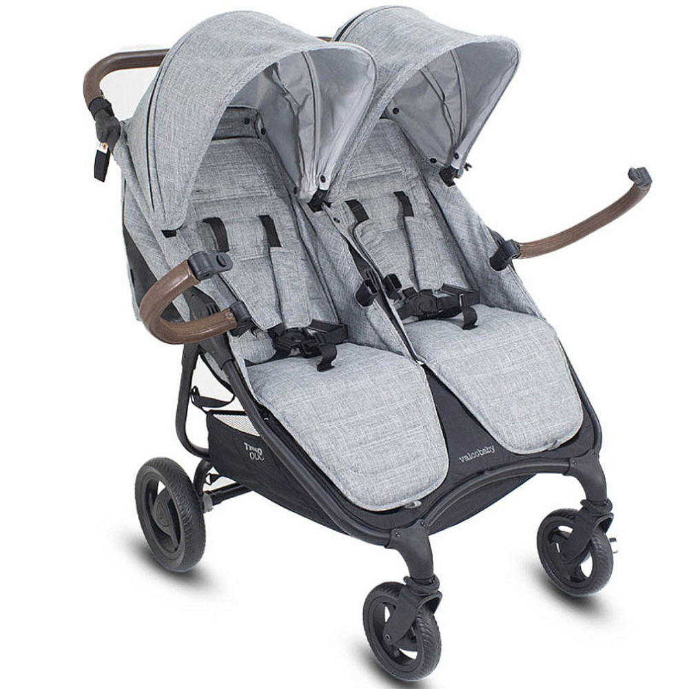Детская прогулочная коляска для двойни Valco baby Snap Duo Trend Grey Marle