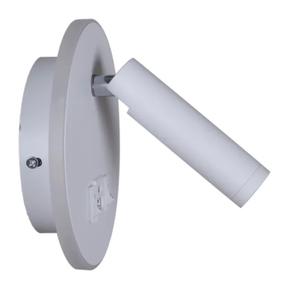 86203-9.2-001KT LED12W+USB WT светильник настенный