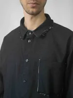 Рубашка Sashina Fringe черная