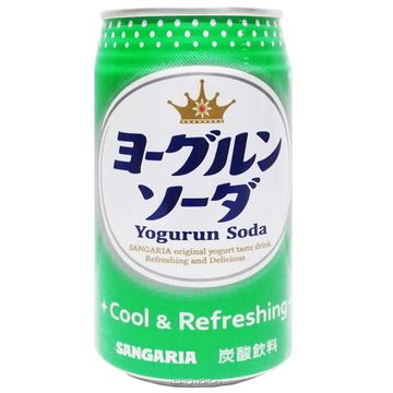 Газированный напиток Sangaria со вкусом йогурта, 350 мл (Япония)