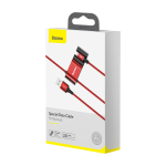 Автомобильный кабель + USB Хаб Baseus Special Data Cable for Backseat (USB to iP+Dual USB) - Red