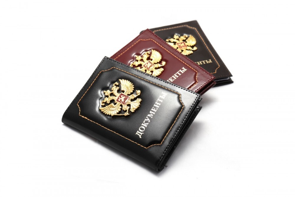 Обложка кожаная Документы и Паспорт