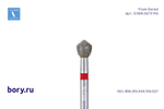 Бор алмазный красный Frank Dental типа FG - D.905.027.F.FG