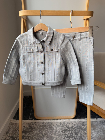 Джинсовый костюм Christian Dior, 98