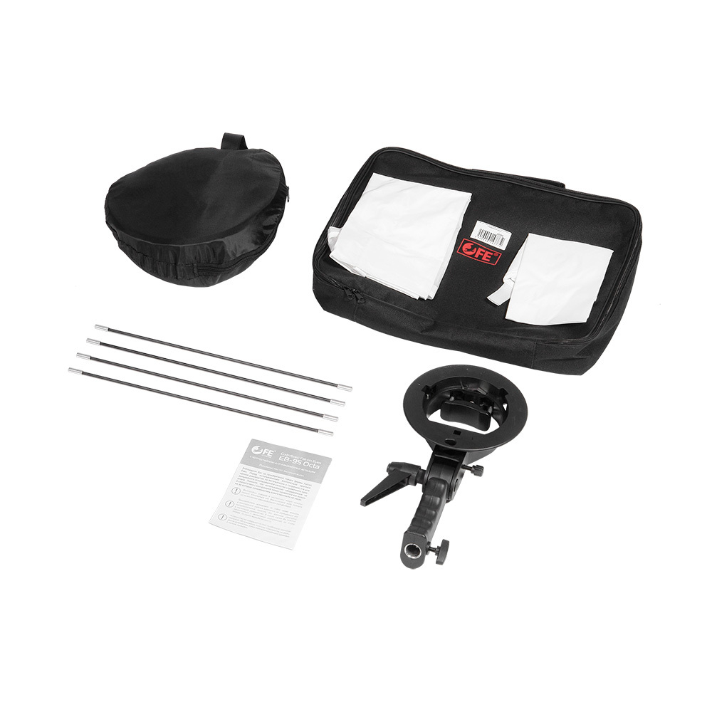 Софтбокс Falcon Eyes EB-95 Octa с кронштейном для накамерных вспышек