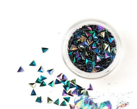 1270 Чешуя дракона 3D треугольники 3 мм