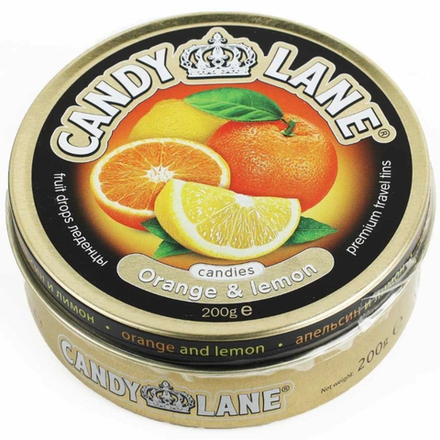 Леденцы Candy Lane апельсин-лимон 200 гр