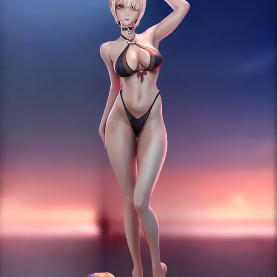 Evelyn Chevalier with Bikini ver. - Zenless Zone Zero