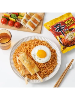 Лапша жареная с сыром Shin Ramyun Stir Fry 680 г (5 пачек)